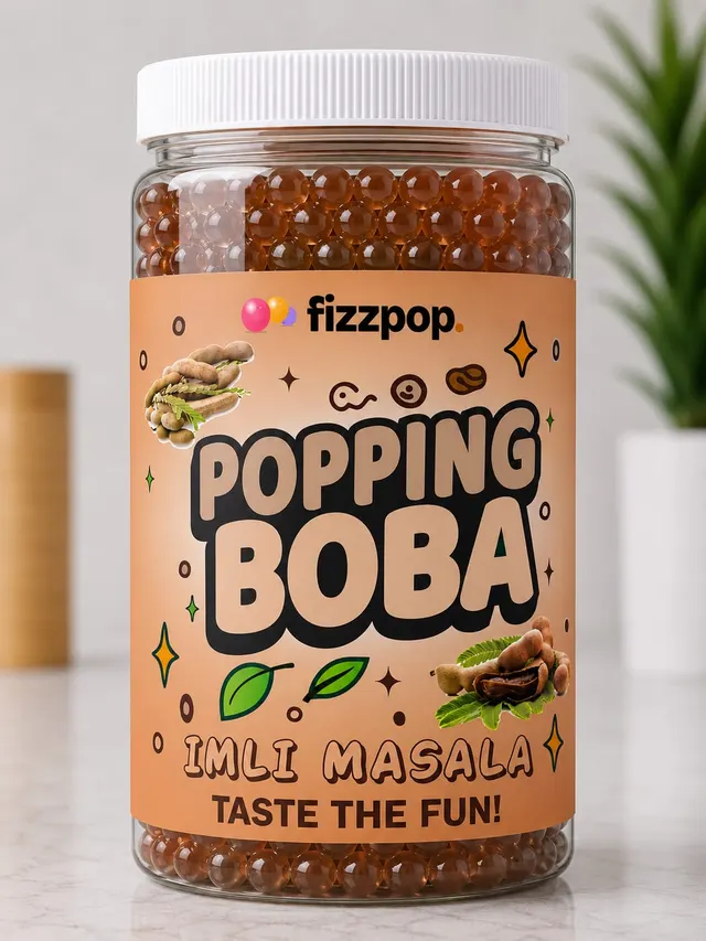 Fizzpop Imli Masala popping boba jar